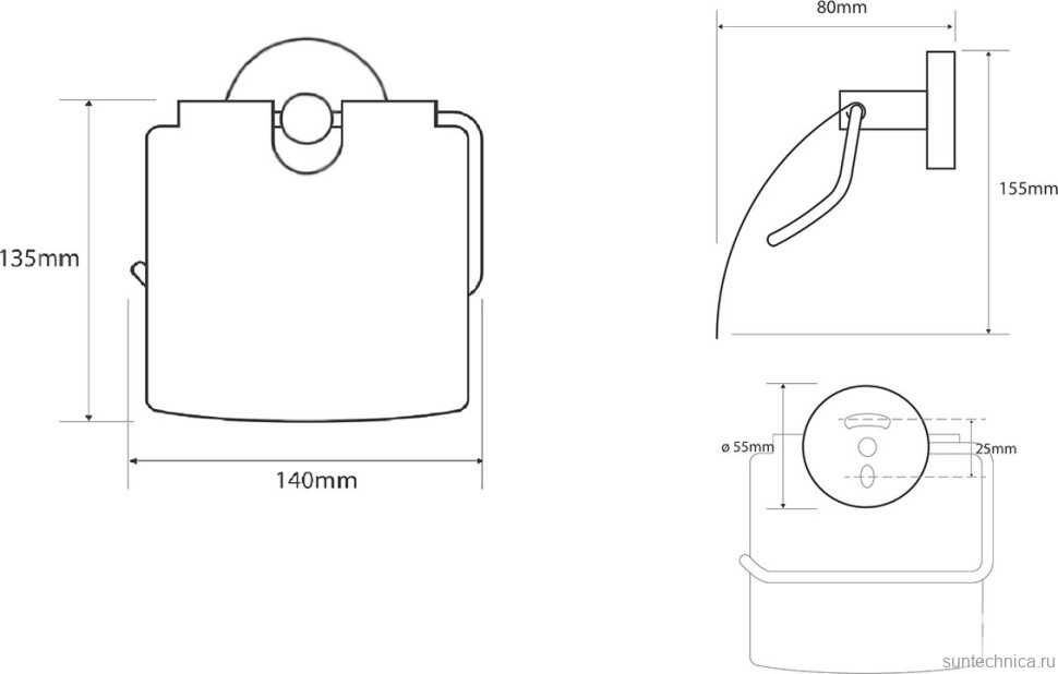 Набор Держатель Bemeta Omega 104112012 + Ершик 104113012