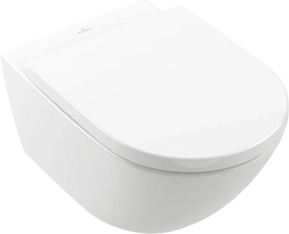 Комплект Унитаз подвесной Villeroy & Boch Subway 3.0 4670TS01 alpin, сиденье с микролифтом + Инсталляция Geberit Duofix Delta 458.149.21.1 с кнопкой смыва, хром + Звукоизоляция