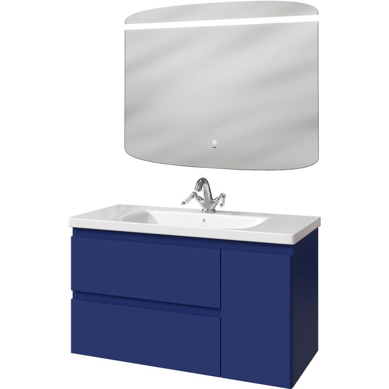 Мебель для ванной комнаты Caprigo Forte 100 R подвесная, океания