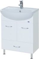 Мебель для ванной комнаты Bellezza Уют 55 с нижним ящиком белая