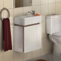 Тумба под раковину без столешницы AQUATON Эклипс М эбони светлый R Тумба под раковину без столешницы AQUATON Эклипс М эбони светлый R