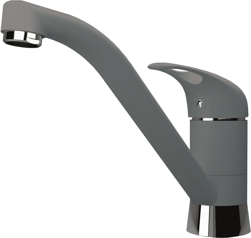 Смеситель для кухни Florentina Гамма FL серый шелк