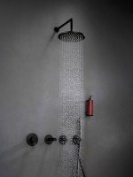 Душевой комплект VitrA Origin A49284EXP С ВНУТРЕННЕЙ ЧАСТЬЮ, черный матовый