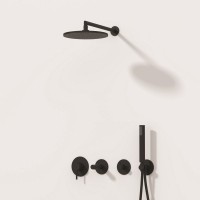 Душевой комплект VitrA Origin A49284EXP С ВНУТРЕННЕЙ ЧАСТЬЮ, черный матовый