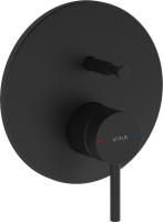 Душевой комплект VitrA Origin A49284EXP С ВНУТРЕННЕЙ ЧАСТЬЮ, черный матовый