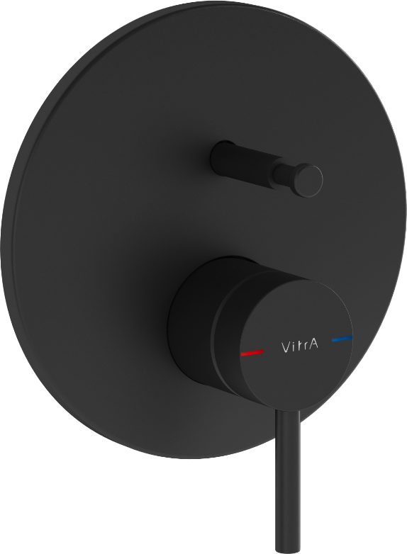 Душевой комплект VitrA Origin A49284EXP С ВНУТРЕННЕЙ ЧАСТЬЮ, черный матовый