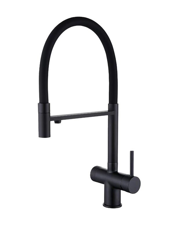 Смеситель для кухни Emar Steel ЕС - 7024 Black