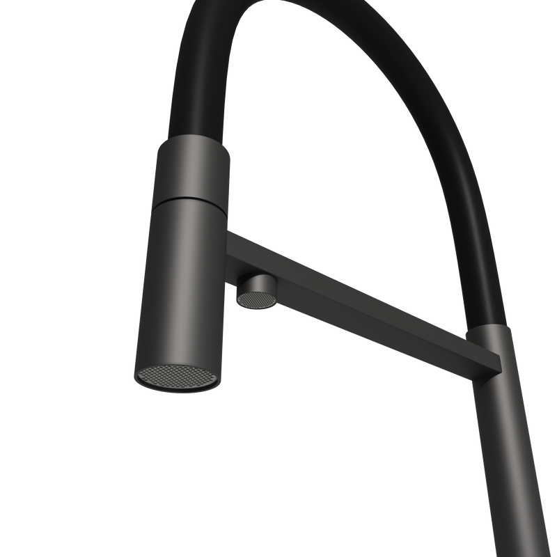 Смеситель для кухни Emar Steel ЕС - 7024 Black