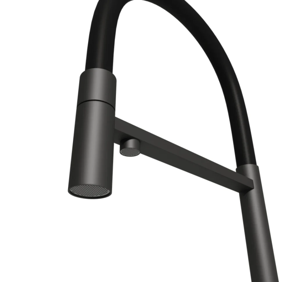 Смеситель для кухни Emar Steel ЕС - 7024 Black