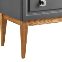 Тумба с раковиной ASB-Woodline Каталина 100 grey