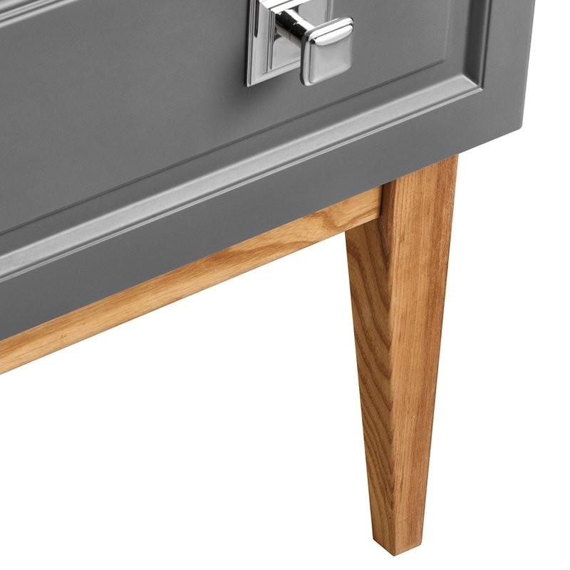 Тумба с раковиной ASB-Woodline Каталина 100 grey
