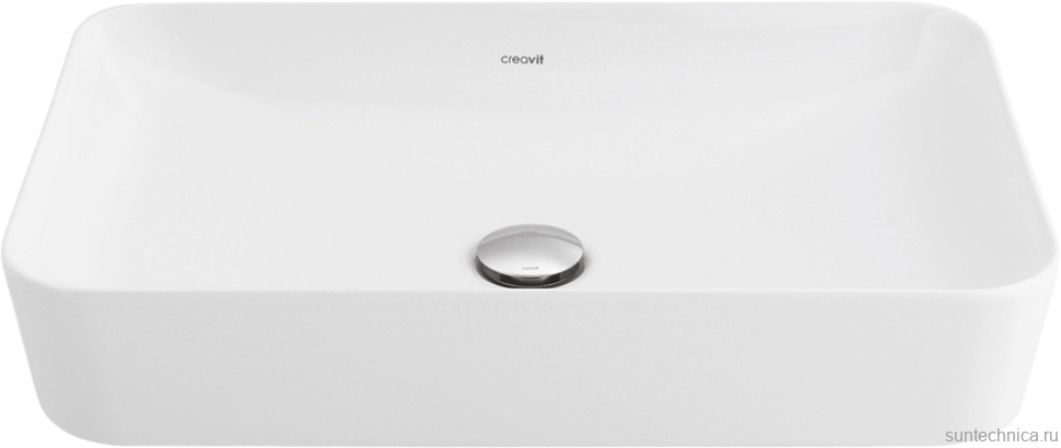 Накладная раковина Creavit Ultra UL060-00CB00E-0000 белая