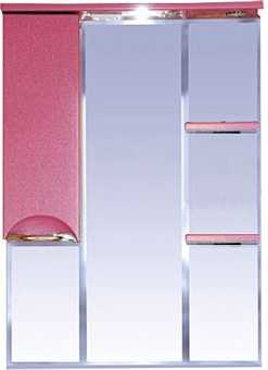 Зеркало Misty Жасмин 75 с подсветкой, розовый L