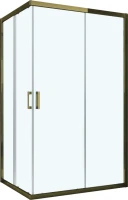 Душевой уголок Vegas Glass ZA-F Tur Novo h1900 110*90 05 01 профиль бронза, стекло прозрачное