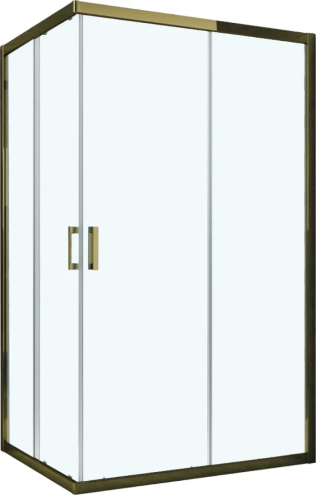 Душевой уголок Vegas Glass ZA-F Tur Novo h1900 110*90 05 01 профиль бронза, стекло прозрачное