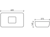 Накладная раковина Ceramicanova Element CN5021