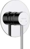 Встраиваемый смеситель для душа и ванны AQUATEK Европа AQ1366CR С ВНУТРЕННЕЙ ЧАСТЬЮ, хром Встраиваемый смеситель для душа и ванны AQUATEK Европа AQ1366CR С ВНУТРЕННЕЙ ЧАСТЬЮ, хром