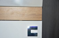 Тумба с раковиной Corozo Комо 40, подвесная, сонома