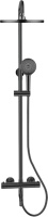 Душевая стойка Bronze de Luxe Scandi 11060B черная