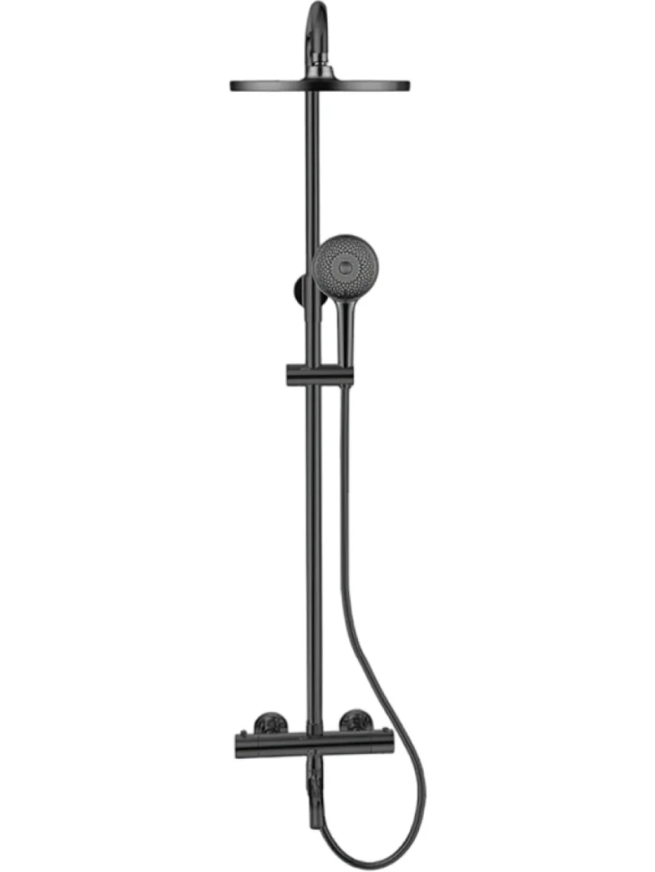 Душевая стойка Bronze de Luxe Scandi 11060B черная