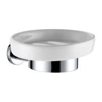 Мыльница AZARIO Forny AZ-88308 настенная, керамическая, хром Мыльница AZARIO Forny AZ-88308 настенная, керамическая, хром
