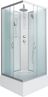 Душевая кабина Niagara Classic NG-1108-14BKT 90х90 см, без крыши, с тропическим душем