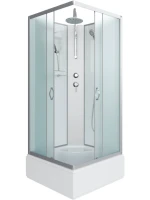 Душевая кабина Niagara Classic NG-1108-14BKT 90х90 см, без крыши, с тропическим душем