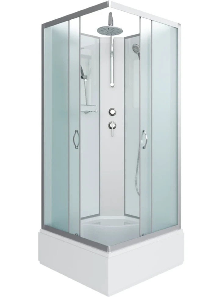 Душевая кабина Niagara Classic NG-1108-14BKT 90х90 см, без крыши, с тропическим душем