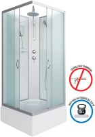 Душевая кабина Niagara Classic NG-1108-14BKT 90х90 см, без крыши, с тропическим душем