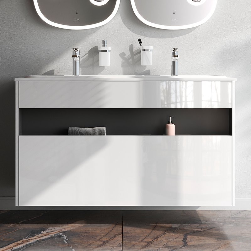 Тумба под раковину без столешницы AM.PM Func 120 белый глянец