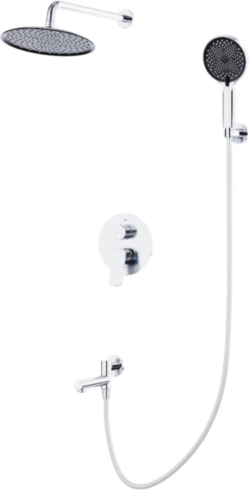 Душевой комплект BelBagno Marino VDSET-CRM С ВНУТРЕННЕЙ ЧАСТЬЮ, хром