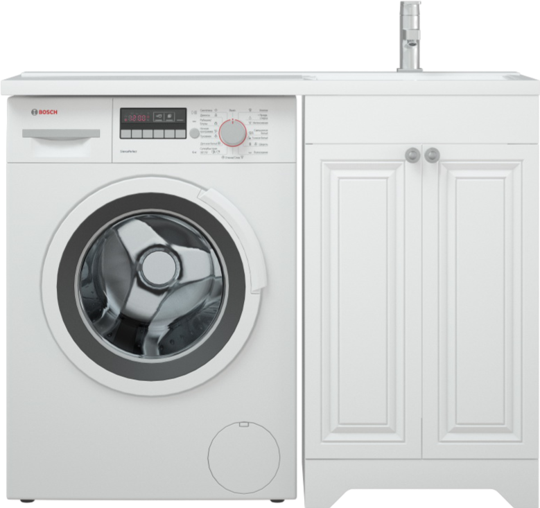 Тумба под раковину без столешницы Corozo Леон 50 под стиральную машину