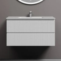 Тумба с раковиной Sancos Snob T 90 bianco, раковина CN7002