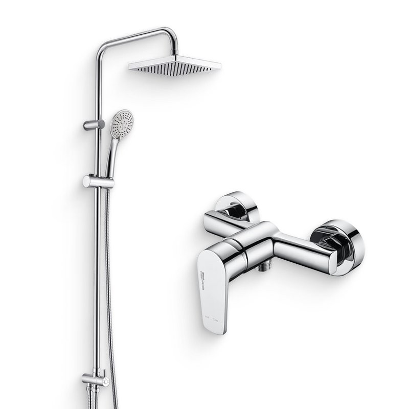 Душевой комплект Смеситель для душа Wasserkraft Dill 6102 + Стойка A017