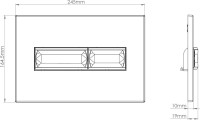 Комплект Унитаз подвесной STWORKI Молде 7551N003-7700 безободковый + Крышка 801-003-019 с микролифтом + Инсталляция DIWO + Кнопка 7322 хром