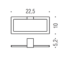 Держатель для полотенец Colombo Design MiniQ B5031.NM матовый черный, кольцо