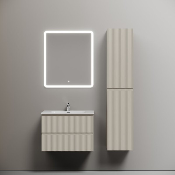 Мебель для ванной комнаты Sancos Snob R 70 beige soft, раковина CN7007