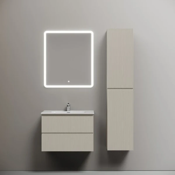 Мебель для ванной комнаты Sancos Snob R 70 beige soft, раковина CN7007