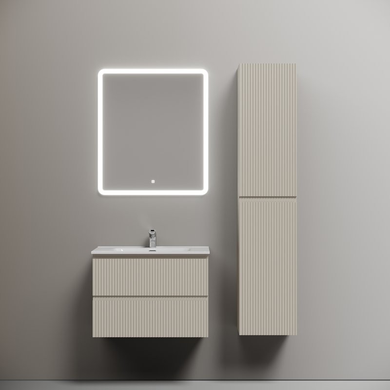 Мебель для ванной комнаты Sancos Snob R 70 beige soft, раковина CN7007