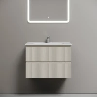 Мебель для ванной комнаты Sancos Snob R 70 beige soft, раковина CN7007