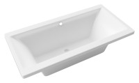 Акриловая ванна Excellent Pryzmat 200x90 см, встраиваемая, белая, с каркасом
