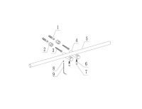 Держатель для полотенец Abber Osten 316 AA1855BG светлое брашированное золото