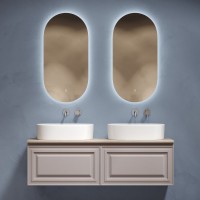 Мебель для ванной комнаты Sancos Very 140 doha soft, столешница бежевая TT140A2, раковина CN6075