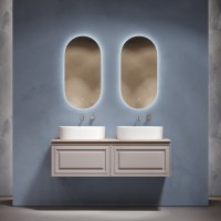 Мебель для ванной комнаты Sancos Very 140 doha soft, столешница бежевая TT140A2, раковина CN6075