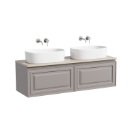 Мебель для ванной комнаты Sancos Very 140 doha soft, столешница бежевая TT140A2, раковина CN6075