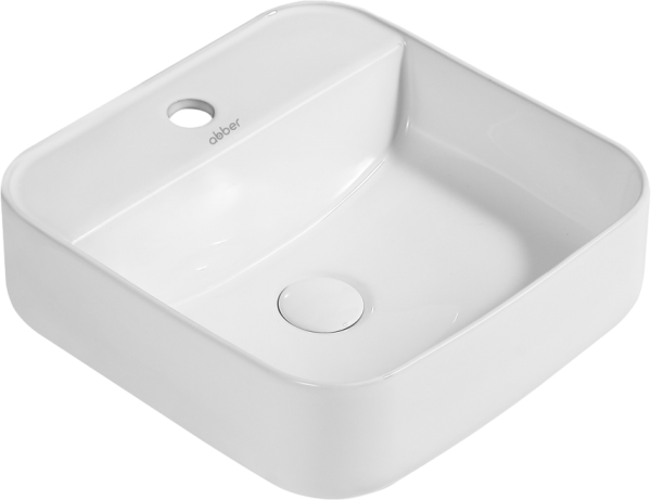 Накладная раковина Abber Rechteck AC2215 белая