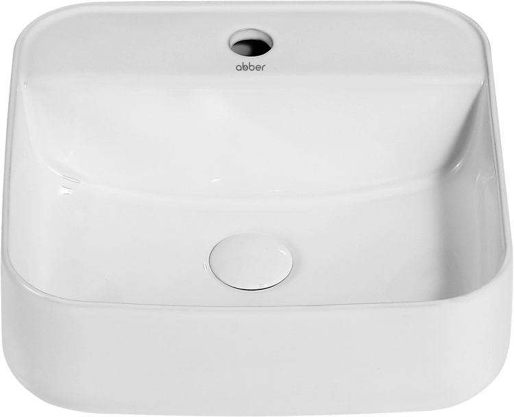Накладная раковина Abber Rechteck AC2215 белая