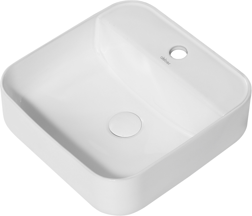 Накладная раковина Abber Rechteck AC2215 белая