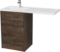 Тумба под раковину без столешницы AQUATON Лондри 60 дуб кантри, фасад дуб кантри