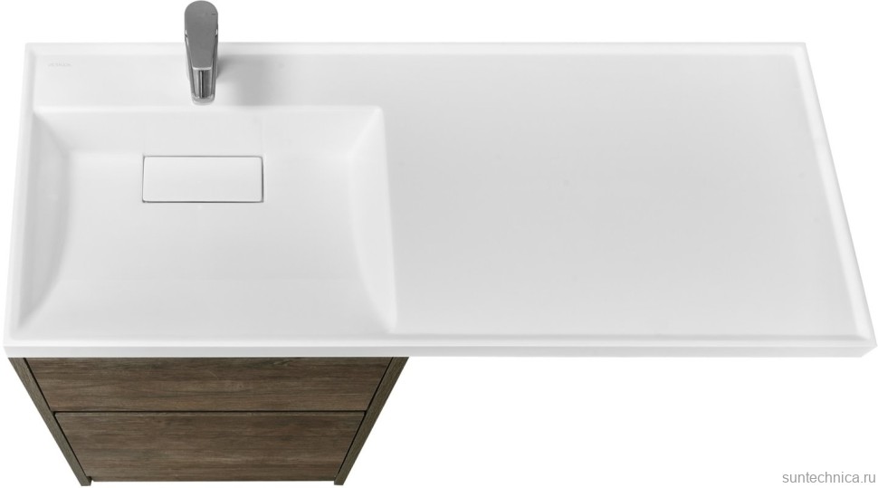 Тумба под раковину без столешницы AQUATON Лондри 60 дуб кантри, фасад дуб кантри